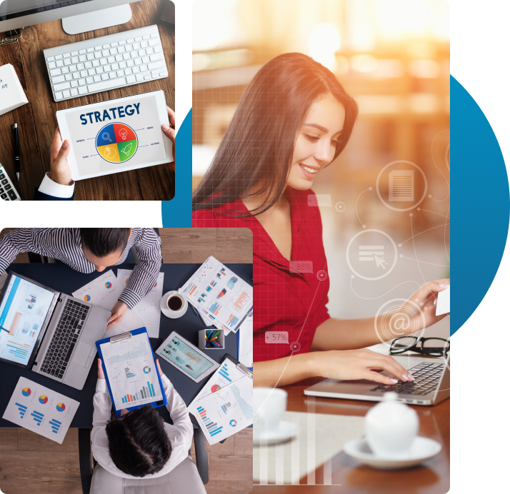 Strategic team collaboratively working on developing a comprehensive brand strategy to strengthen market position.